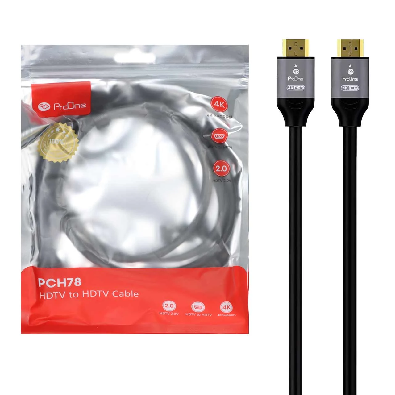 کابل 1.5 متری ProOne HDMI مدل PCH78 - مشکی